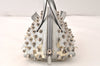 Authentic GUCCI Children's Leather Hand Bag Purse 311171 Silver Junk 5874K