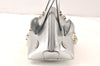 Authentic GUCCI Children's Leather Hand Bag Purse 311171 Silver Junk 5874K