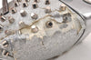 Authentic GUCCI Children's Leather Hand Bag Purse 311171 Silver Junk 5874K