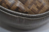 Authentic FENDI Zucchino Shoulder Cross Body Bag PVC Leather Brown Junk 5875I