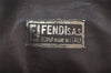 Authentic FENDI Zucchino Shoulder Cross Body Bag PVC Leather Brown Junk 5875I