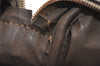 Authentic FENDI Zucchino Shoulder Cross Body Bag PVC Leather Brown Junk 5875I