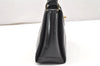 Authentic GUCCI Vintage Shoulder Hand Bag Purse Leather Black 5875K