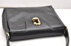 Authentic GUCCI Vintage Shoulder Hand Bag Purse Leather Black 5875K
