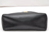 Authentic GUCCI Vintage Shoulder Hand Bag Purse Leather Black 5875K