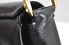 Authentic GUCCI Vintage Shoulder Hand Bag Purse Leather Black 5875K