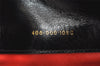 Authentic GUCCI Vintage Shoulder Hand Bag Purse Leather Black 5875K