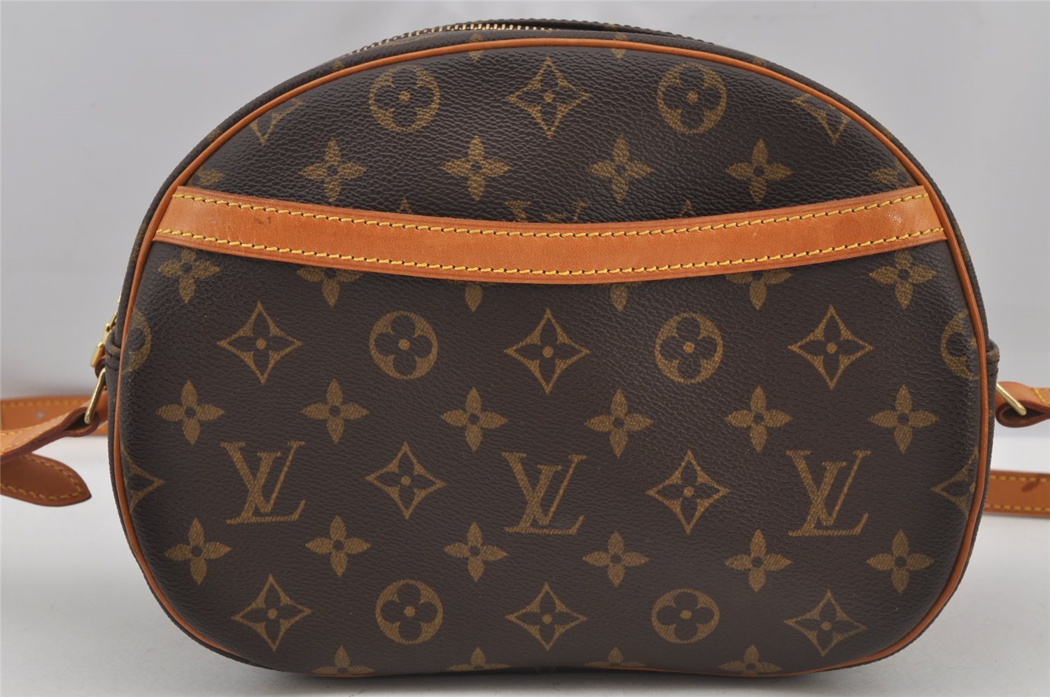 Authentic Louis Vuitton Monogram Blois Shoulder Cross Body Bag M51221 LV 5876J