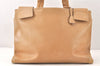 Authentic PRADA Vintage Leather Nappa Shoulder Hand Bag B8768 Beige 5876K