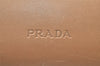 Authentic PRADA Vintage Leather Nappa Shoulder Hand Bag B8768 Beige 5876K