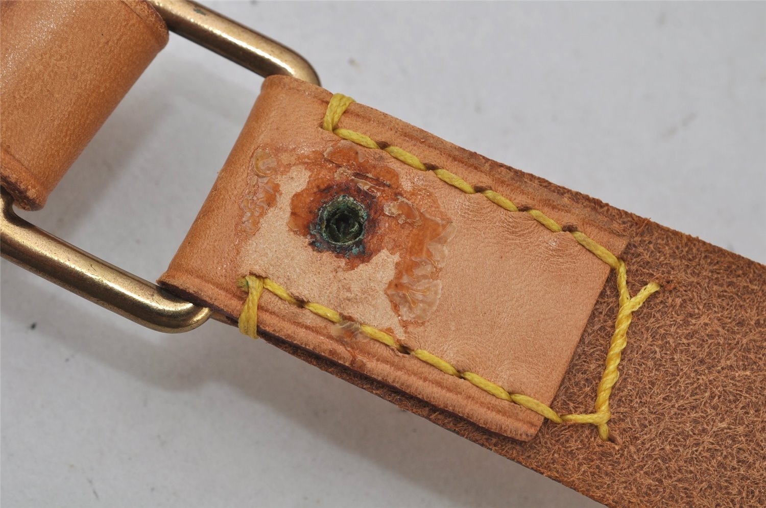 Authentic Louis Vuitton Monogram Cartouchiere MM M51253 Shoulder Bag Junk 5879J