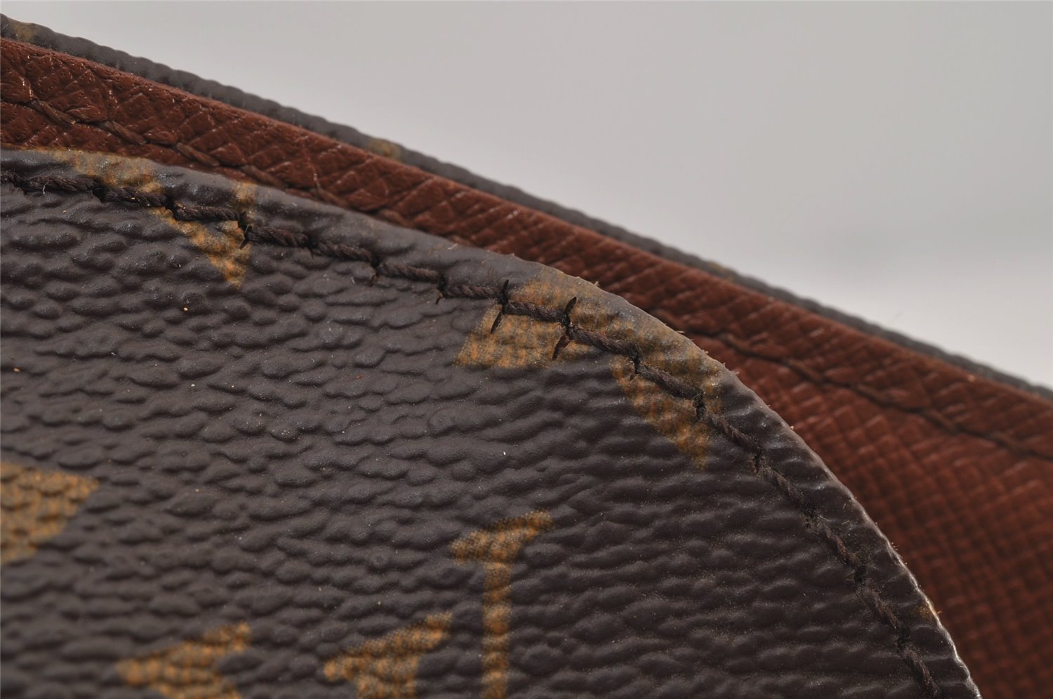 Authentic Louis Vuitton Monogram Cartouchiere MM M51253 Shoulder Bag Junk 5879J