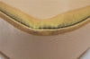 Authentic Christian Dior Maris Pearl Shoulder Hand Bag Nylon Leather Beige 5880K
