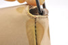 Authentic Christian Dior Maris Pearl Shoulder Hand Bag Nylon Leather Beige 5880K
