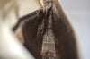 Authentic Christian Dior Maris Pearl Shoulder Hand Bag Nylon Leather Beige 5880K