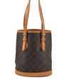 Authentic Louis Vuitton Monogram Bucket PM Shoulder Tote Bag M42238 Junk 5881J