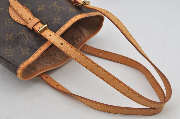 Authentic Louis Vuitton Monogram Bucket PM Shoulder Tote Bag M42238 Junk 5881J