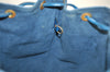 Authentic Louis Vuitton Epi Petit Noe Shoulder Drawstring Bag M44105 Blue 5883I
