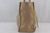 Authentic BALENCIAGA Paper A4 Shoulder Hand Tote Bag Leather 236701 Beige 5883J