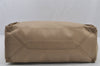 Authentic BALENCIAGA Paper A4 Shoulder Hand Tote Bag Leather 236701 Beige 5883J