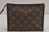 Authentic Louis Vuitton Monogram Poche Toilette 19 M47544 Cosmetics Pouch 5885J