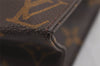 Authentic Louis Vuitton Monogram Poche Toilette 19 M47544 Cosmetics Pouch 5885J