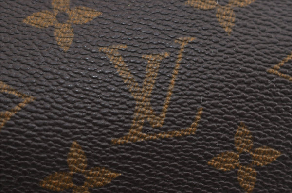 Authentic Louis Vuitton Monogram Poche Toilette 19 M47544 Cosmetics Pouch 5885J