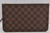 Authentic Louis Vuitton Damier Neverfull Pouch Purse Clutch Bag LV 5887J