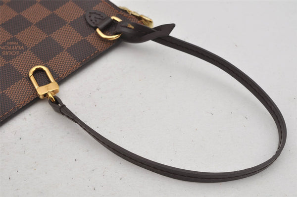 Authentic Louis Vuitton Damier Neverfull Pouch Purse Clutch Bag LV 5887J