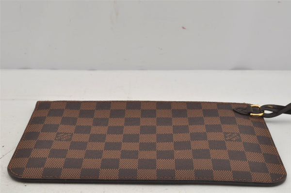 Authentic Louis Vuitton Damier Neverfull Pouch Purse Clutch Bag LV 5887J