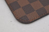 Authentic Louis Vuitton Damier Neverfull Pouch Purse Clutch Bag LV 5887J