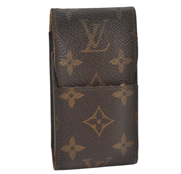 Authentic Louis Vuitton Monogram Etui Cigarette Case M63024 LV 5887K