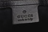 Authentic GUCCI Jackie Vintage Shoulder Bag GG Canvas Leather 109190 Black 5889I