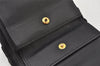 Authentic MIU MIU Vintage Matelasse Leather Bifold Wallet Purse Black 5889K