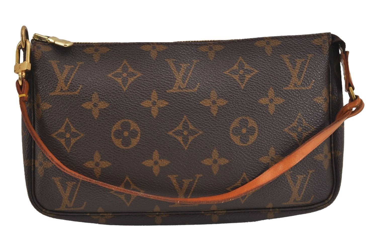 Authentic Louis Vuitton Monogram Pochette Accessoires Pouch M51980 LV 5890J