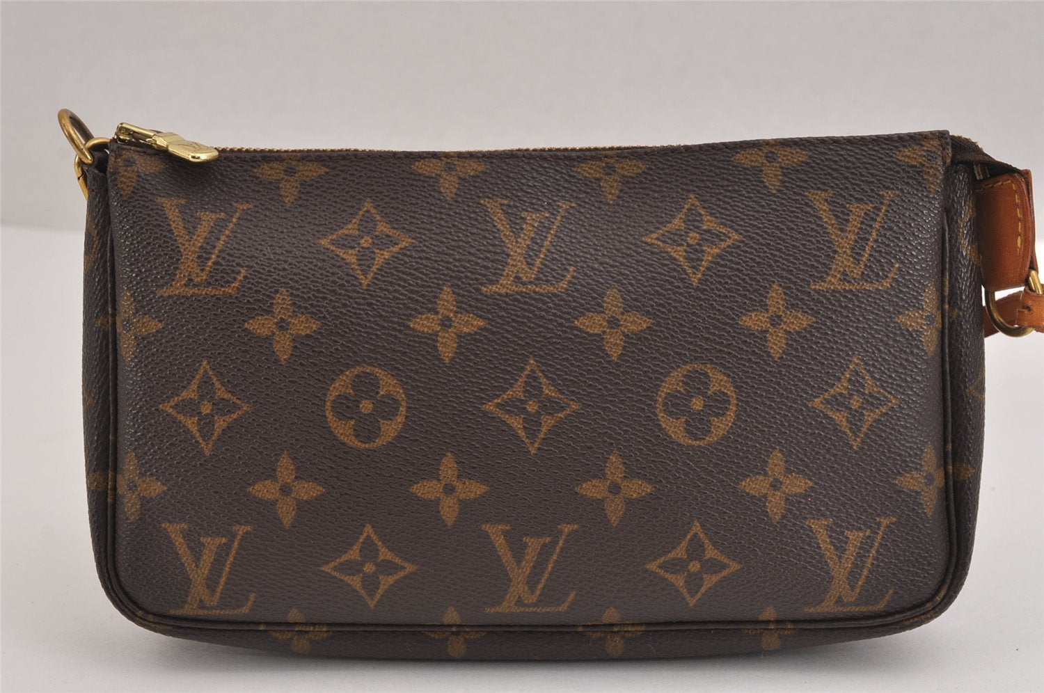 Authentic Louis Vuitton Monogram Pochette Accessoires Pouch M51980 LV 5890J