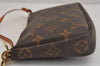 Authentic Louis Vuitton Monogram Pochette Accessoires Pouch M51980 LV 5890J