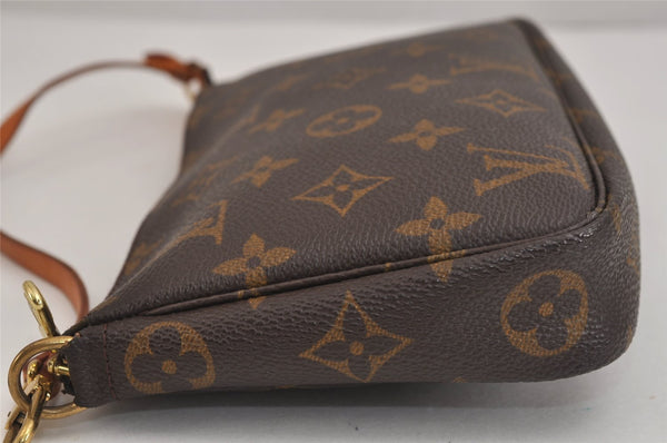 Authentic Louis Vuitton Monogram Pochette Accessoires Pouch M51980 LV 5890J