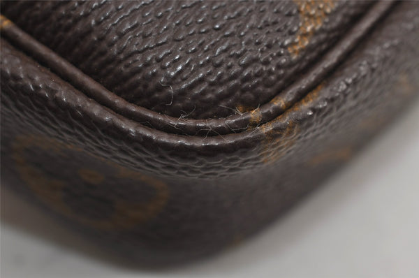 Authentic Louis Vuitton Monogram Pochette Accessoires Pouch M51980 LV 5890J