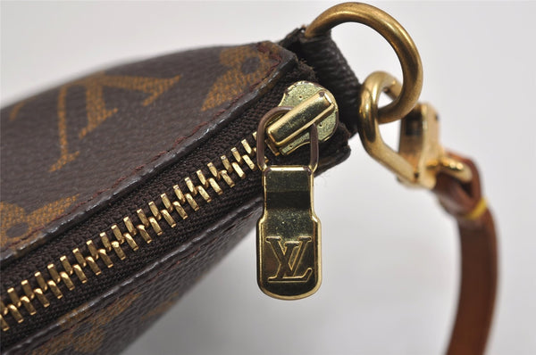 Authentic Louis Vuitton Monogram Pochette Accessoires Pouch M51980 LV 5890J