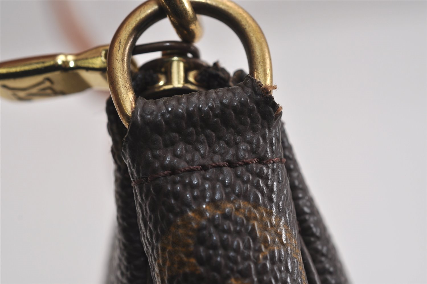 Authentic Louis Vuitton Monogram Pochette Accessoires Pouch M51980 LV 5890J