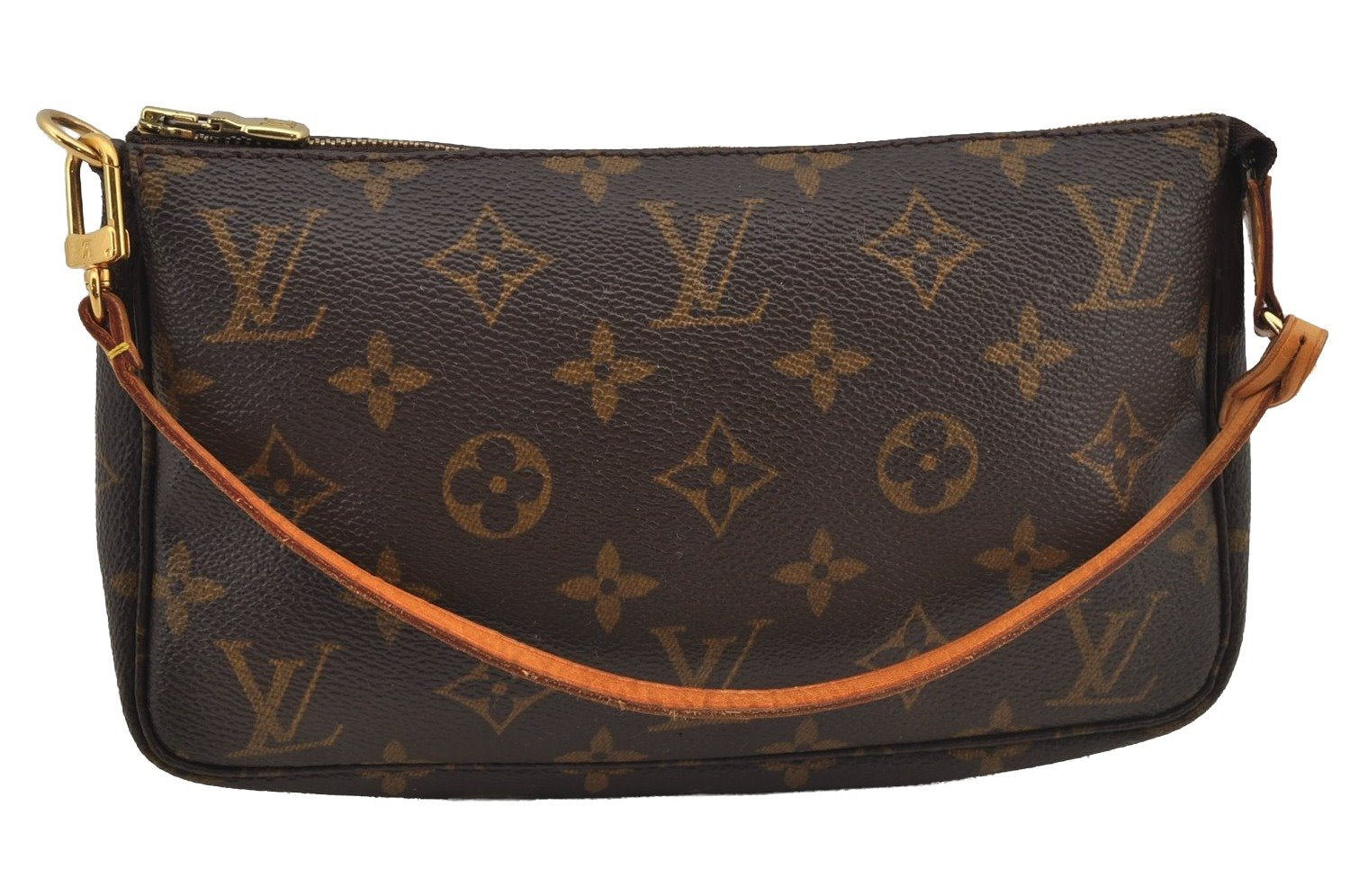Authentic Louis Vuitton Monogram Pochette Accessoires Pouch M51980 LV 5891J
