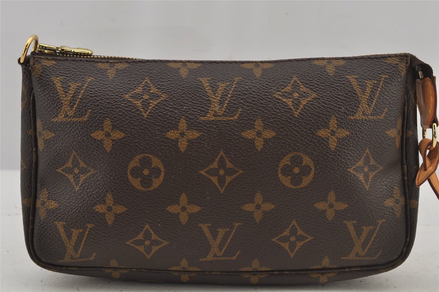 Authentic Louis Vuitton Monogram Pochette Accessoires Pouch M51980 LV 5891J