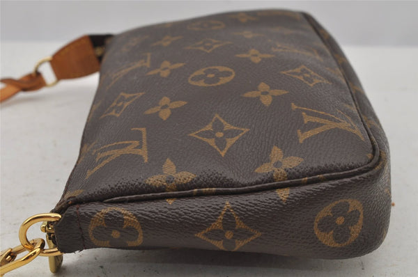 Authentic Louis Vuitton Monogram Pochette Accessoires Pouch M51980 LV 5891J