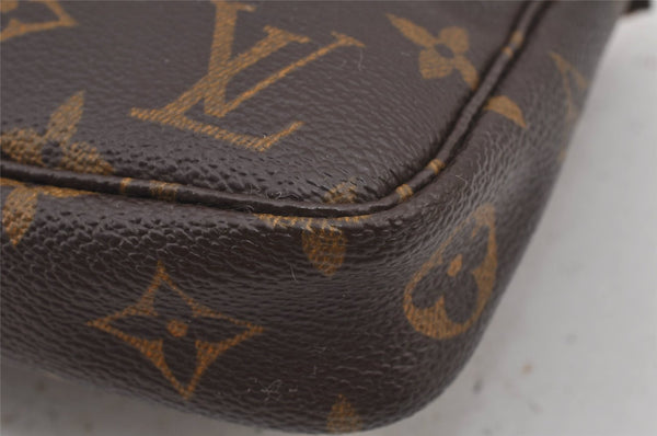 Authentic Louis Vuitton Monogram Pochette Accessoires Pouch M51980 LV 5891J