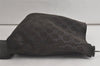 Authentic GUCCI Shoulder Hand Bag GG Suede Leather 0013181 Black Junk 5891K
