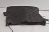 Authentic GUCCI Shoulder Hand Bag GG Suede Leather 0013181 Black Junk 5891K