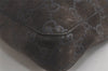 Authentic GUCCI Shoulder Hand Bag GG Suede Leather 0013181 Black Junk 5891K