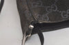 Authentic GUCCI Shoulder Hand Bag GG Suede Leather 0013181 Black Junk 5891K