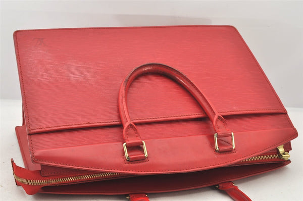 Authentic Louis Vuitton Epi Riviera Hand Bag Red M48187 LV 5892K